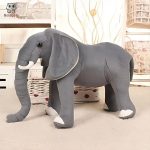 Jouet en peluche éléphant, doux et câlin pour les tout-petits