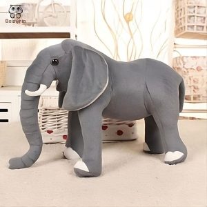 Jouet en peluche éléphant, doux et câlin pour les tout-petits