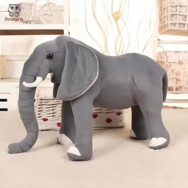 Jouet en peluche éléphant, doux et câlin pour les tout-petits
