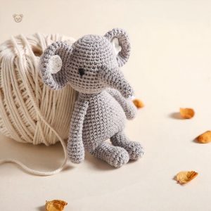 Jouet en peluche éléphant pour éveiller les tout-petits
