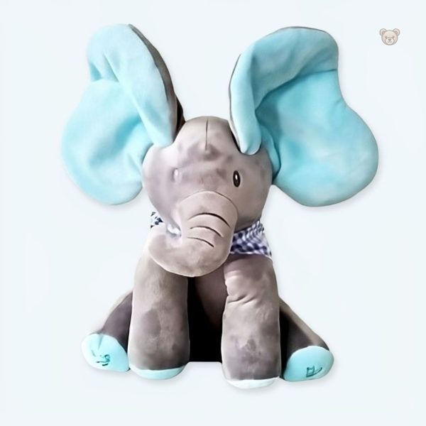 peluche-elephant-interactive-douce-eveil-enfant-1 Peluche éléphant interactive douce pour éveil enfant