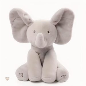 Éléphant interactif en peluche pour le développement de l'enfant