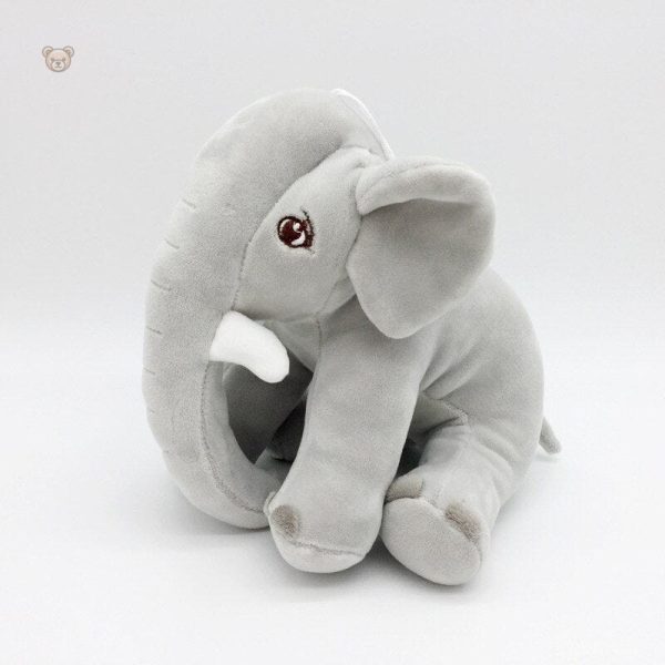 Éléphant en peluche mignon, compagnon tendre pour enfants