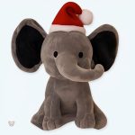 Peluche éléphant douce et festive pour enfants à câliner
