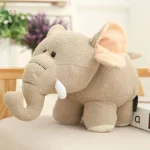 Petit éléphant en peluche, compagnon câlin et confortable