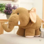 Peluche éléphant tendre, parfaite pour les moments de jeu