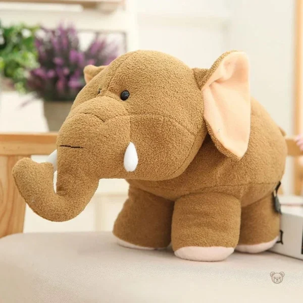 Peluche éléphant tendre, parfaite pour les moments de jeu