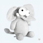 Peluche éléphant doux pour enfant, déco chambre amusante