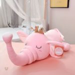Jouet en peluche éléphant, doux et câlin pour les petits