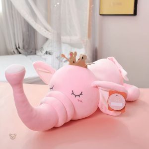 Jouet en peluche éléphant, doux et câlin pour les petits