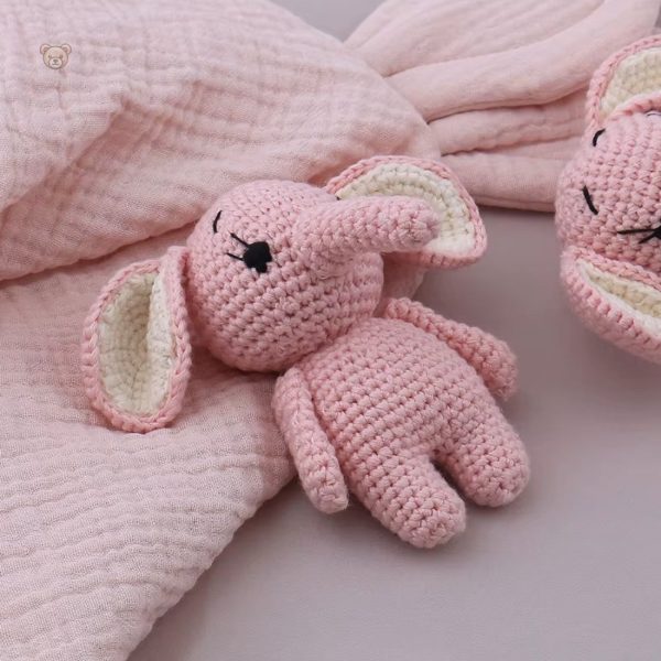 Peluche douce éléphant rose, compagnon de jeu pour enfants