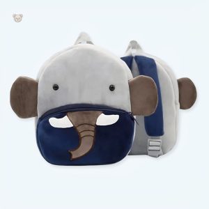 Peluche éléphant sac à dos doux pour enfants en voyage