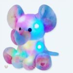Peluche éléphant veilleuse douce pour enfants