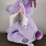 Éléphant en peluche violet, idéal pour le câlin des tout-petits