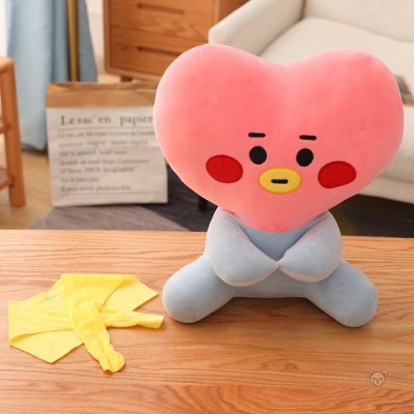 Émoji squishmallow en peluche colorée