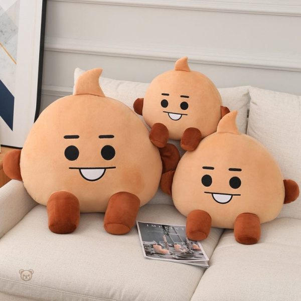Peluche émoji squishmallow avec design ludique
