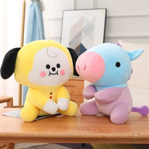 Peluche squishmallow colorée pour enfants