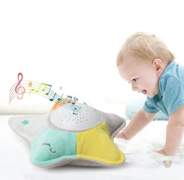 Peluche nocturne étoile de mer pour enfants