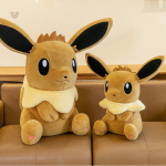 Peluche évoli Pokémon douce et assise pour câlins