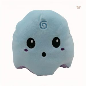 Peluche douce en forme de fantôme réversible