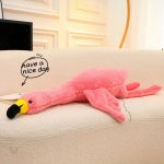 Peluche douce flamant rose, compagnon de chambre idéal