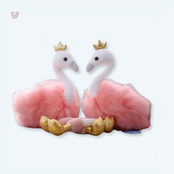 peluche-flamant-rose-doux-a-longs-poils-exotique-1 Peluche flamant rose douce à longs poils exotiques
