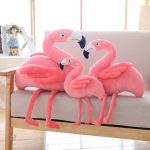 Peluche décorative flamant rose, douceur et couleur pour la chambre