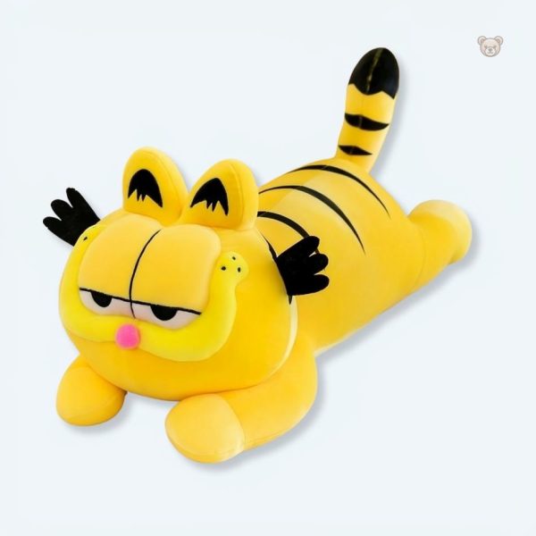 peluche-garfield-chat-doux-calin-oreiller-enfant-chambre-1 Peluche Garfield douce, idéale pour les câlins d'enfants
