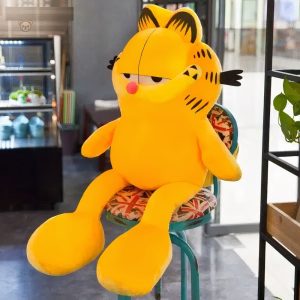 Chat en peluche Garfield géant, doux et réconfortant pour tous