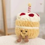 Cadeau en peluche gâteau, parfait pour la fête des amoureux