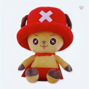 Peluche géante Chopper rouge douce et câline One Piece