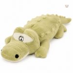 Peluche crocodile colorée, idéale pour les enfants