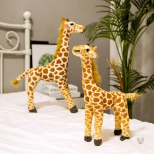 Peluche girafe douce et joyeuse pour câlins réconfortants