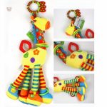 Jouet en peluche girafe doux pour bébé jungle