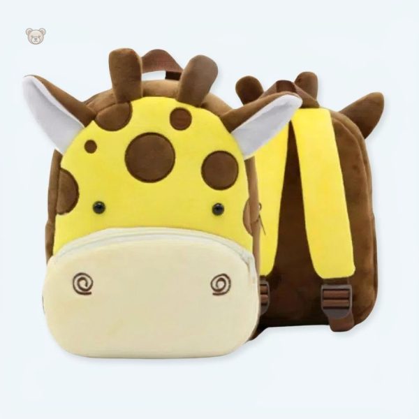peluche-girafe-sac-a-dos-doux-enfant-jungle-amusant-1 Peluche girafe douce en sac à dos pour enfants