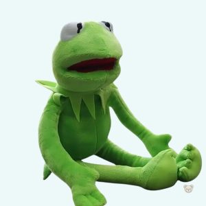 Peluche grenouille Kermit douce pour enfants