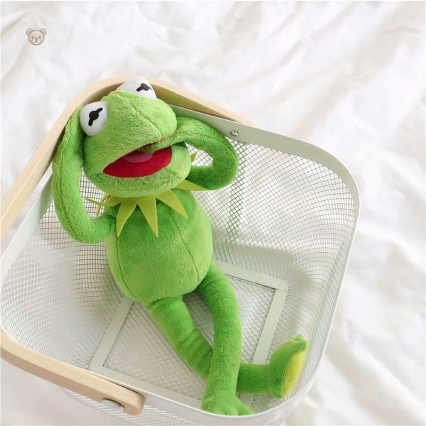 Grenouille Kermit verte câline pour moments de tendresse
