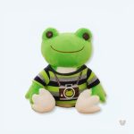 Peluche grenouille verte douce et amusante pour les enfants