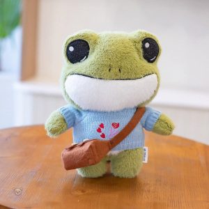 Peluche grenouille câline, idéal pour les moments de réconfort