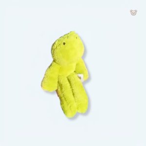 Peluche grenouille verte douce pour enfants à câliner