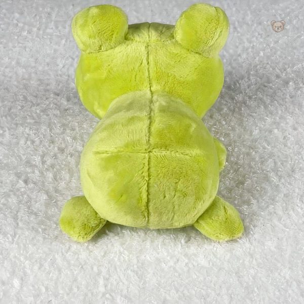 Peluche grenouille enfant, douce et réconfortante