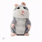 Jouet en peluche gris, idéal pour le jeu et la câlinothérapie