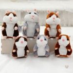 Peluche douce hamster marron idéale pour le jeu
