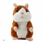Jouet en peluche doux, hamster marron pour les petits