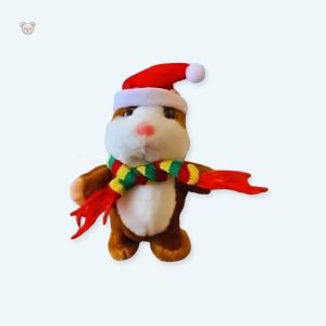 Peluche hamster interactif doux pour Noël