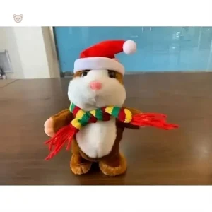 Jouet en peluche doux pour un Noël chaleureux