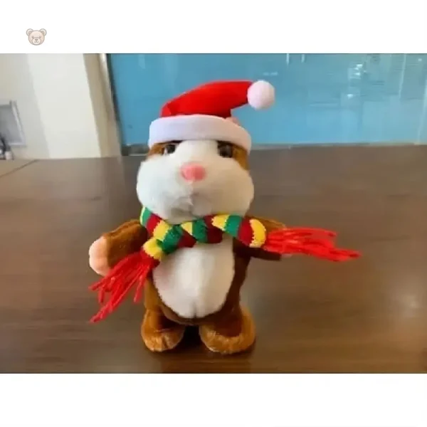 Jouet en peluche doux pour un Noël chaleureux
