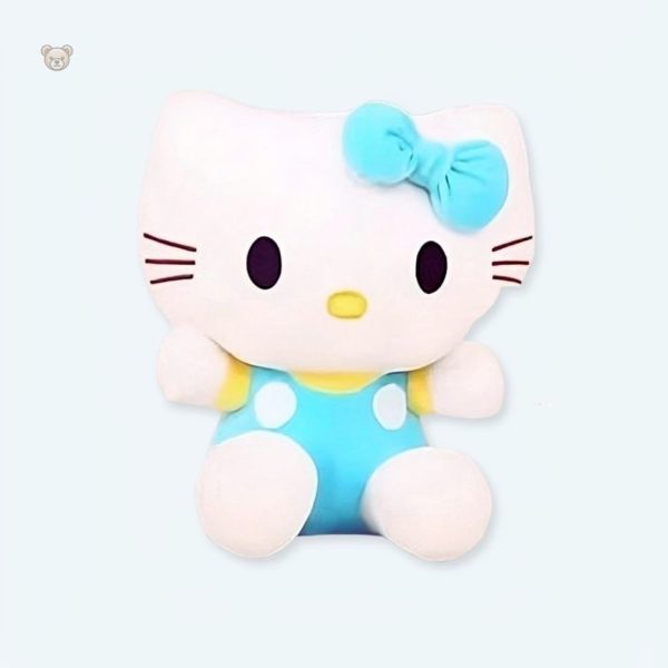 peluche-hello-kitty-bleu-doux-univers-kawaii-enfant-1 Peluche Hello Kitty bleue douce pour enfants, style kawaii