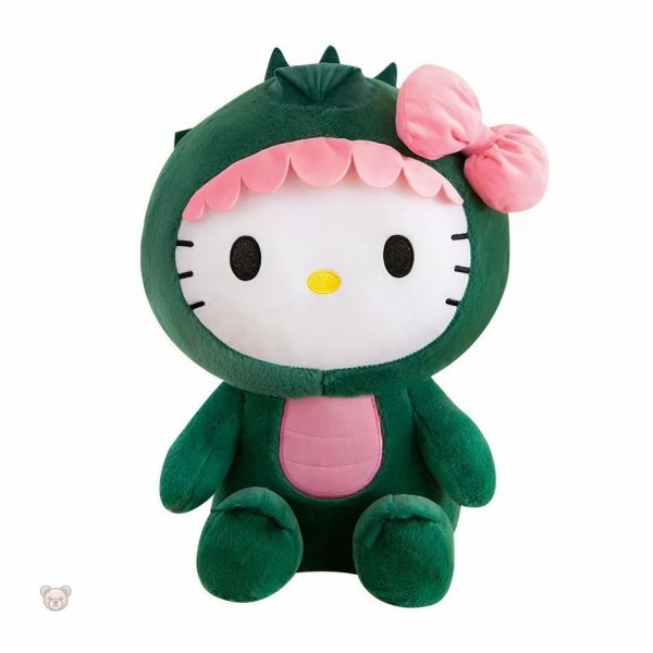 Peluche Hello Kitty en forme de dinosaure pour les tout-petits