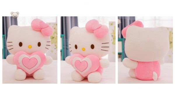Peluche Hello Kitty adorée pour câlins d'amour